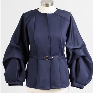 Solid color scuba jacket